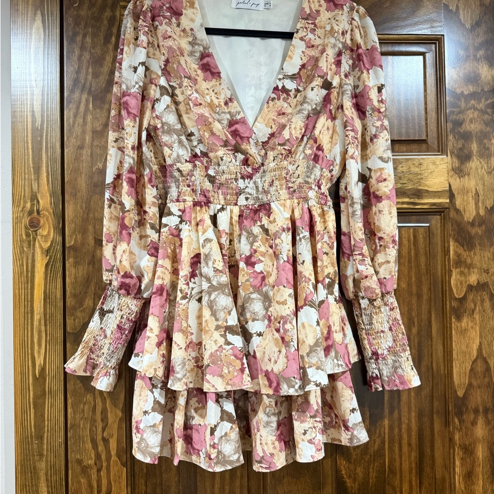 🌸 Petal + Pup Floral Mini Dress 🌸